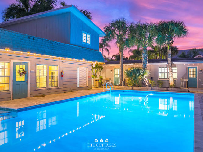 Twilight The Cottages at Siesta Key